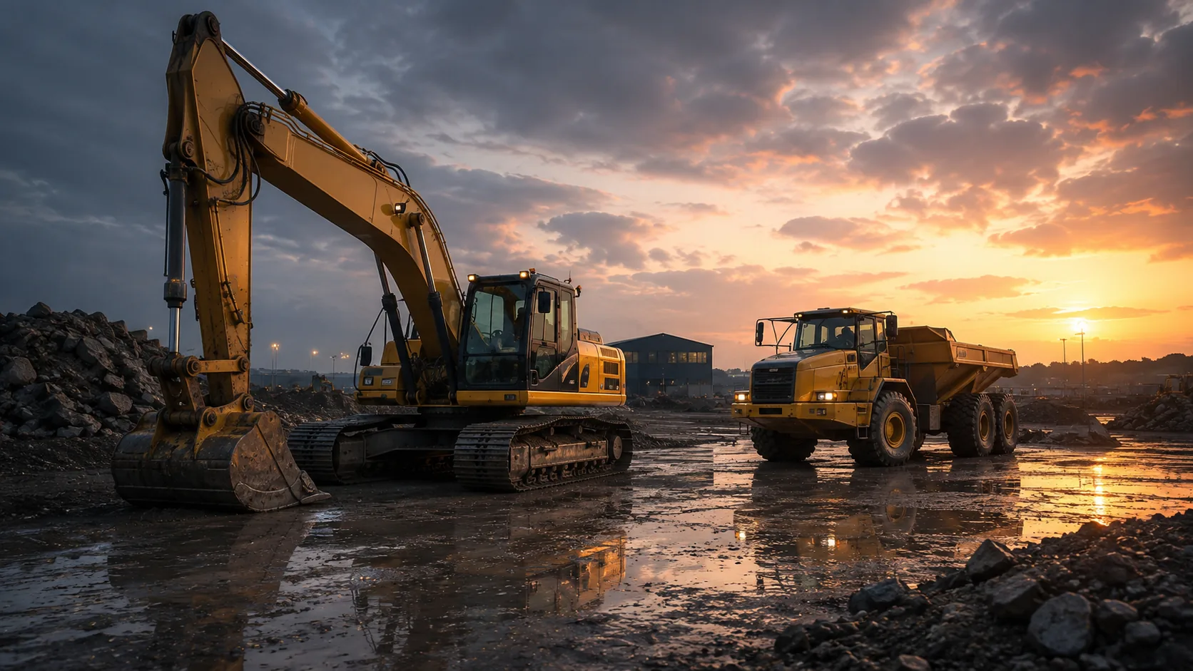 Plant finance for excavators, dumpers and site equipment